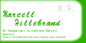 marcell hillebrand business card